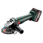 Машина шлифовальная угловая аккумуляторная Metabo W 18 L 9-125