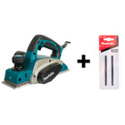 Рубанок Makita KP0800X1 + набор ножей Makita D-07945