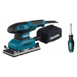 Плоскошлифовальная машина Makita BO3711 + отвертка с битой PH2 Makita D-58833 — Фото 1