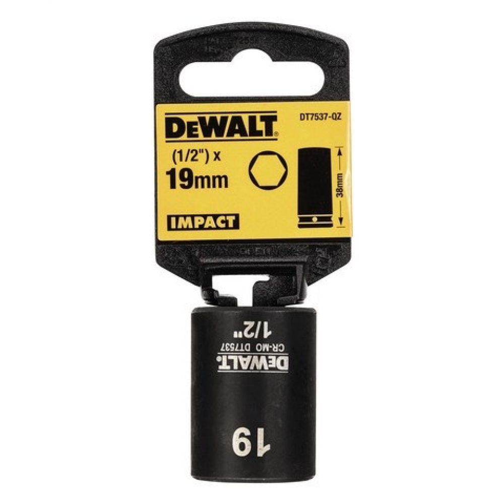 Головка торцевая DeWalt DT7537 1/2" 19мм — Фото 1