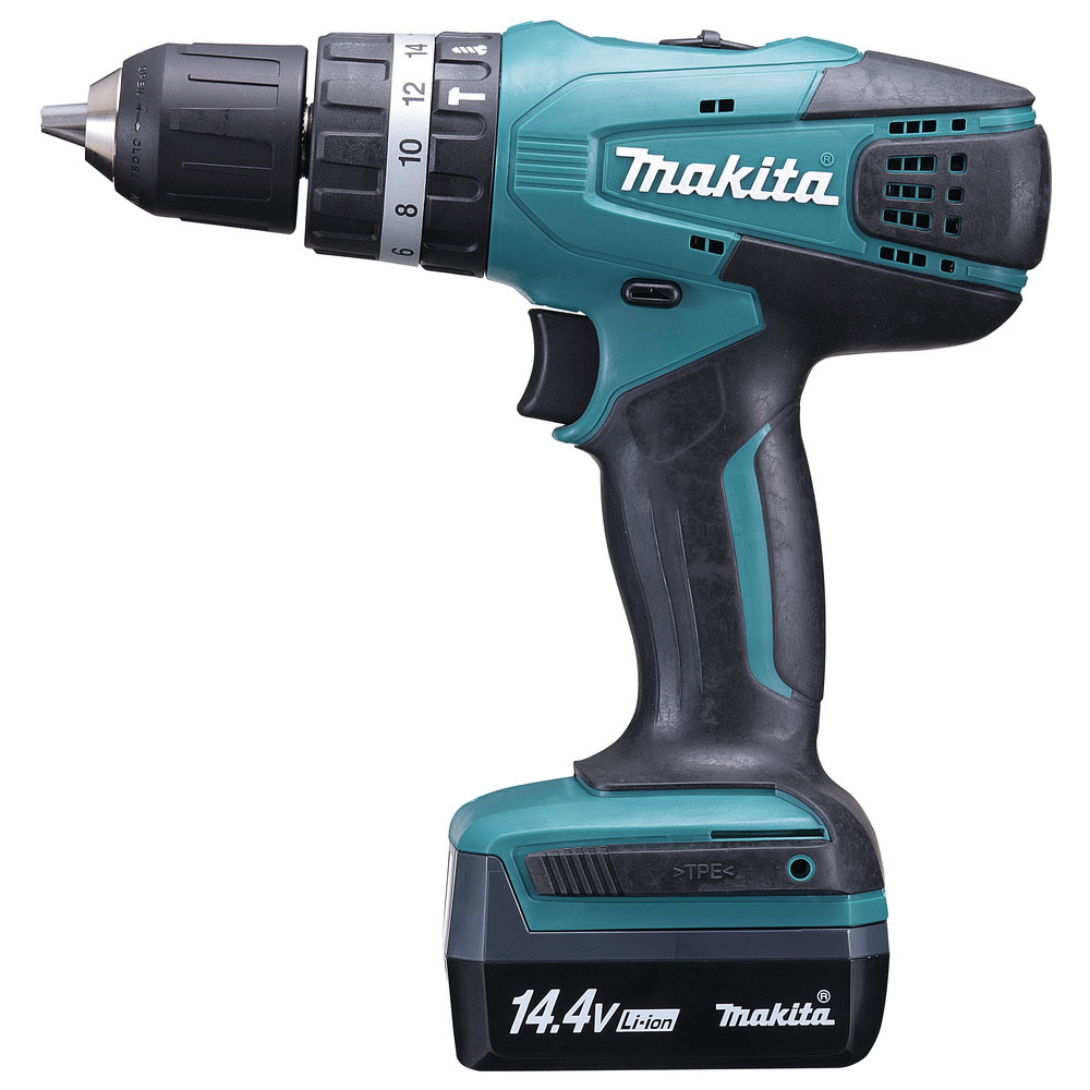 Аккумуляторная дрель-шуруповерт Makita HP347DWE ударная — Фото 5