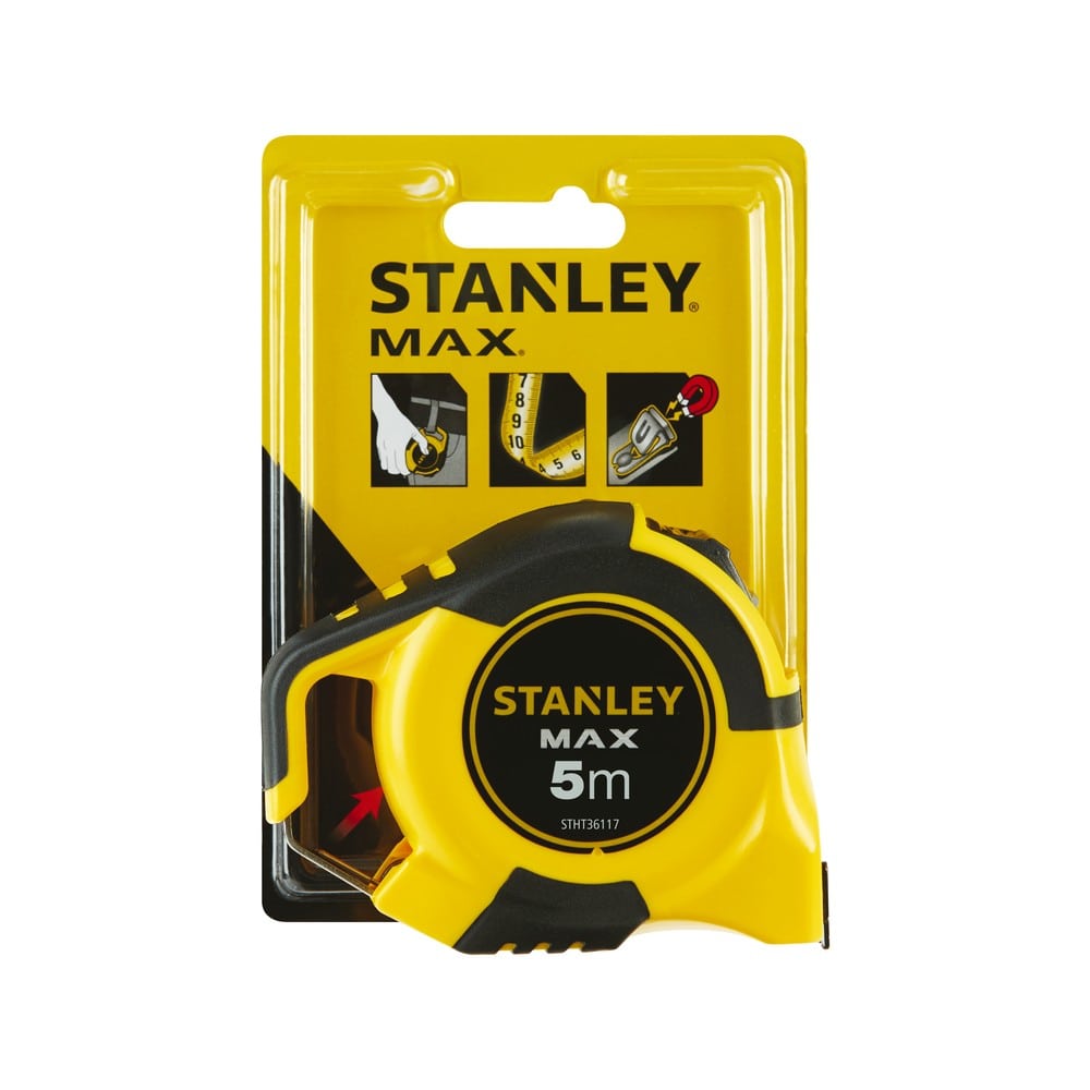 Рулетка измерительная STANLEY Max 5м х 25мм магнитная STHT0-36117 — Фото 2